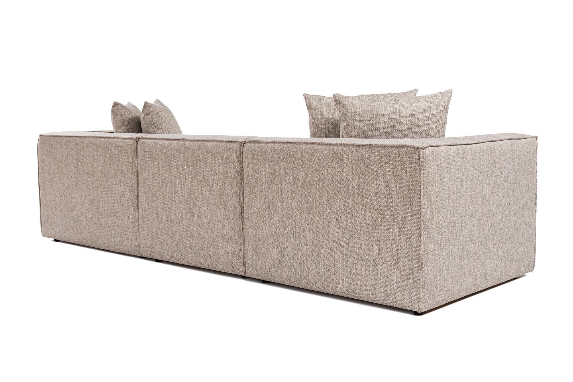 Sora 3-Sitzer Sofa Beige 8