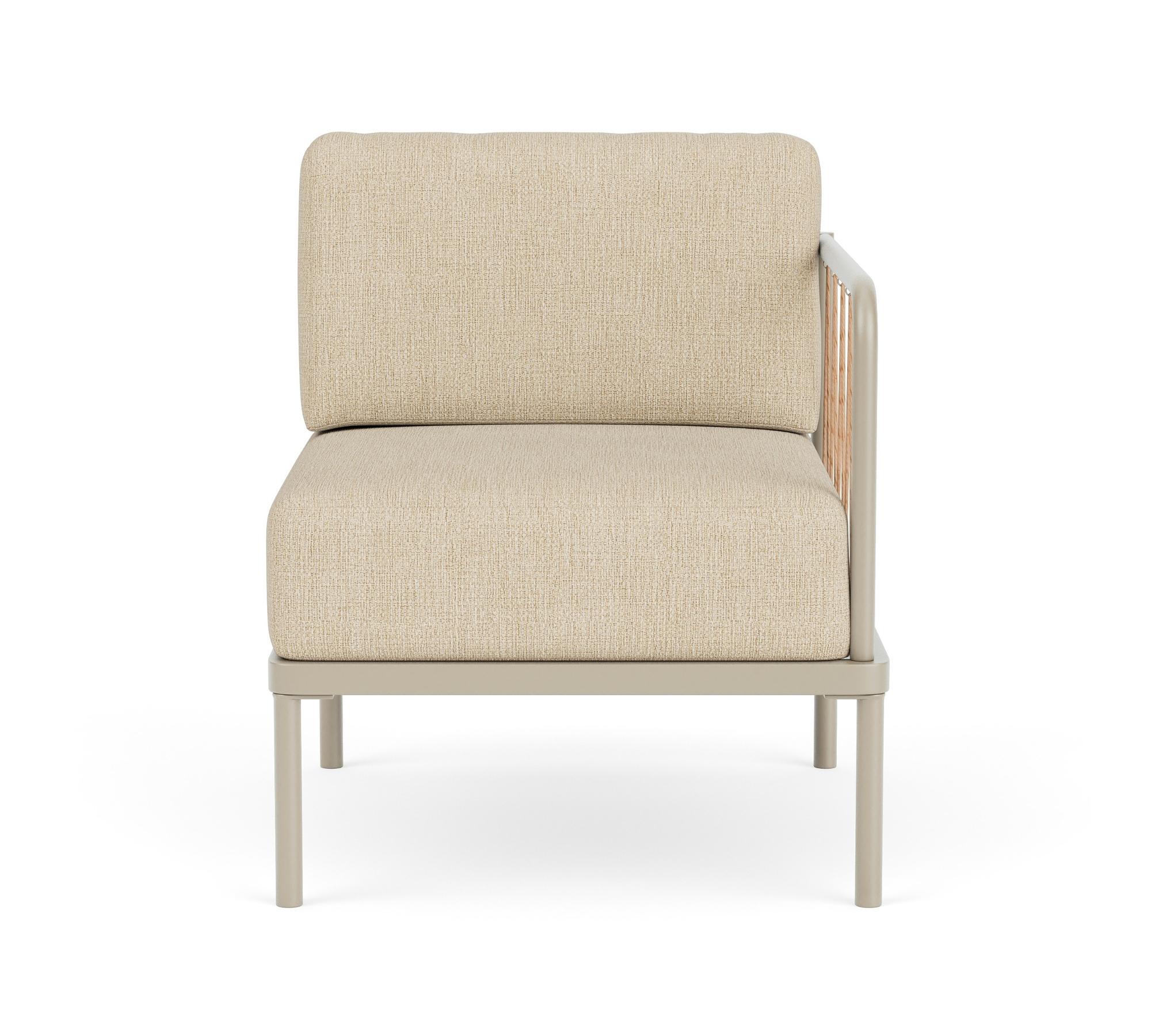 Hadley Outdoor Eckmodul Marzipan 1