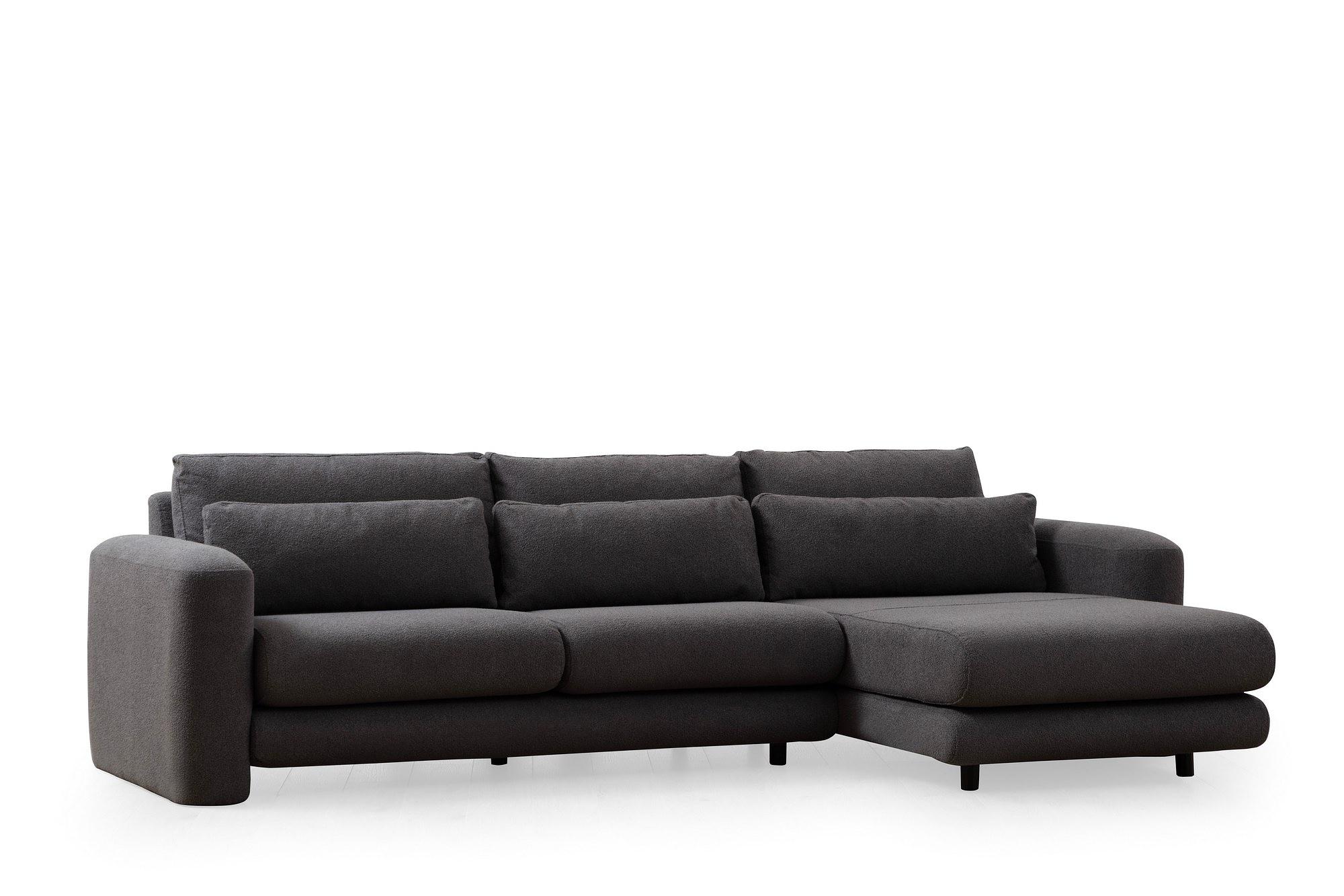 Lily Ecksofa Rechts Grau 7