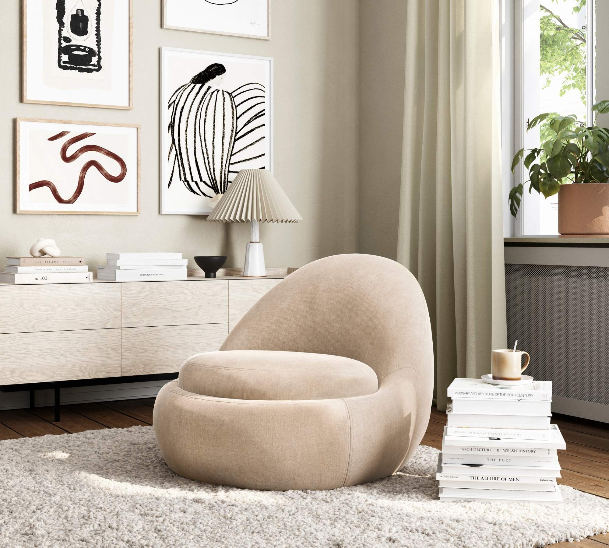 Frigga Teppich Off-White 170 x 240 cm 4