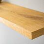 Wall shelf MDF veneered Brown 4
