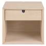 Lund Nachttisch Holz Beige  3