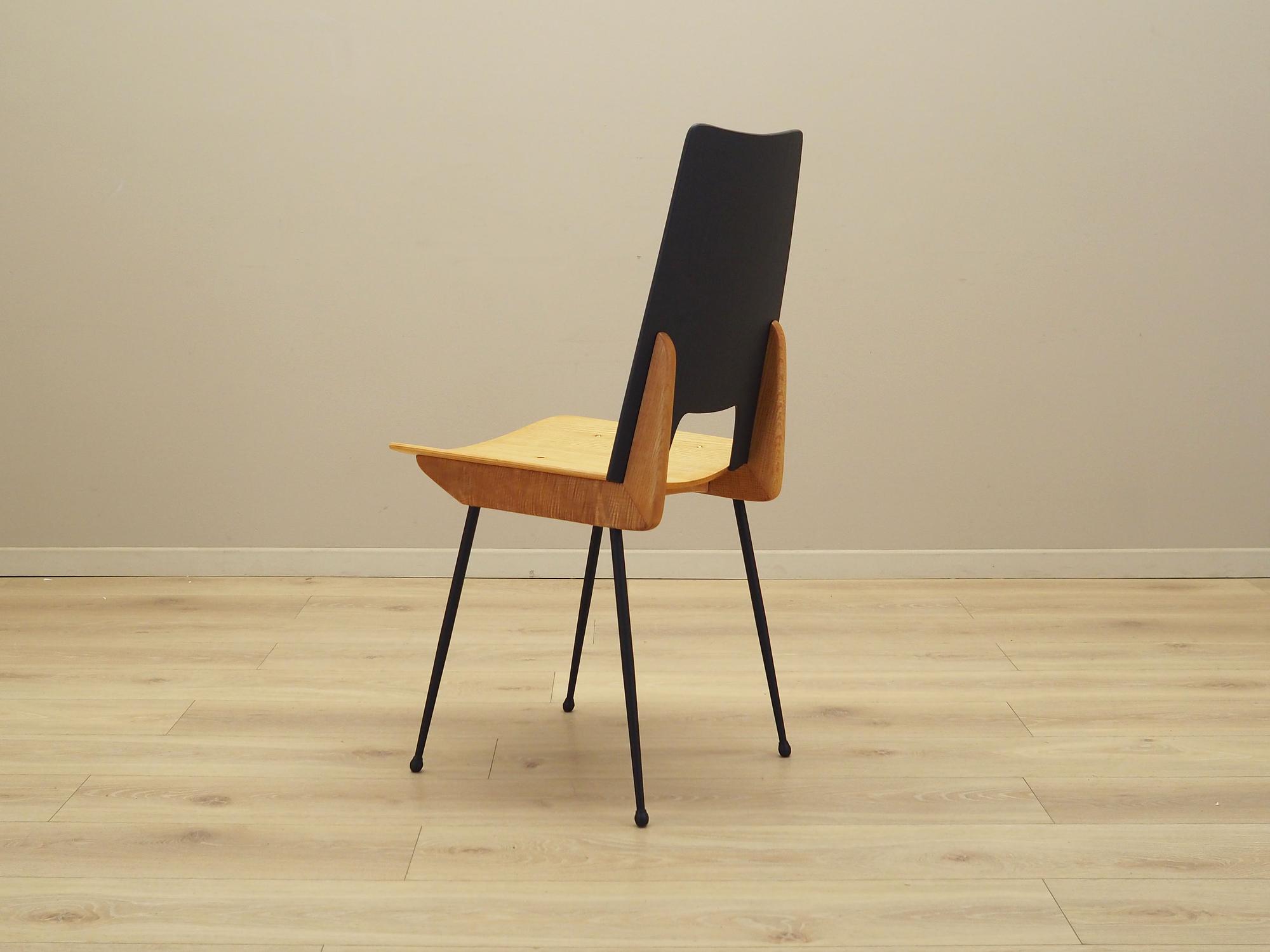 6x Carlo Ratti Dining Chair Green 1950s 12