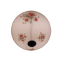 Ball lamp glass floral pattern 2