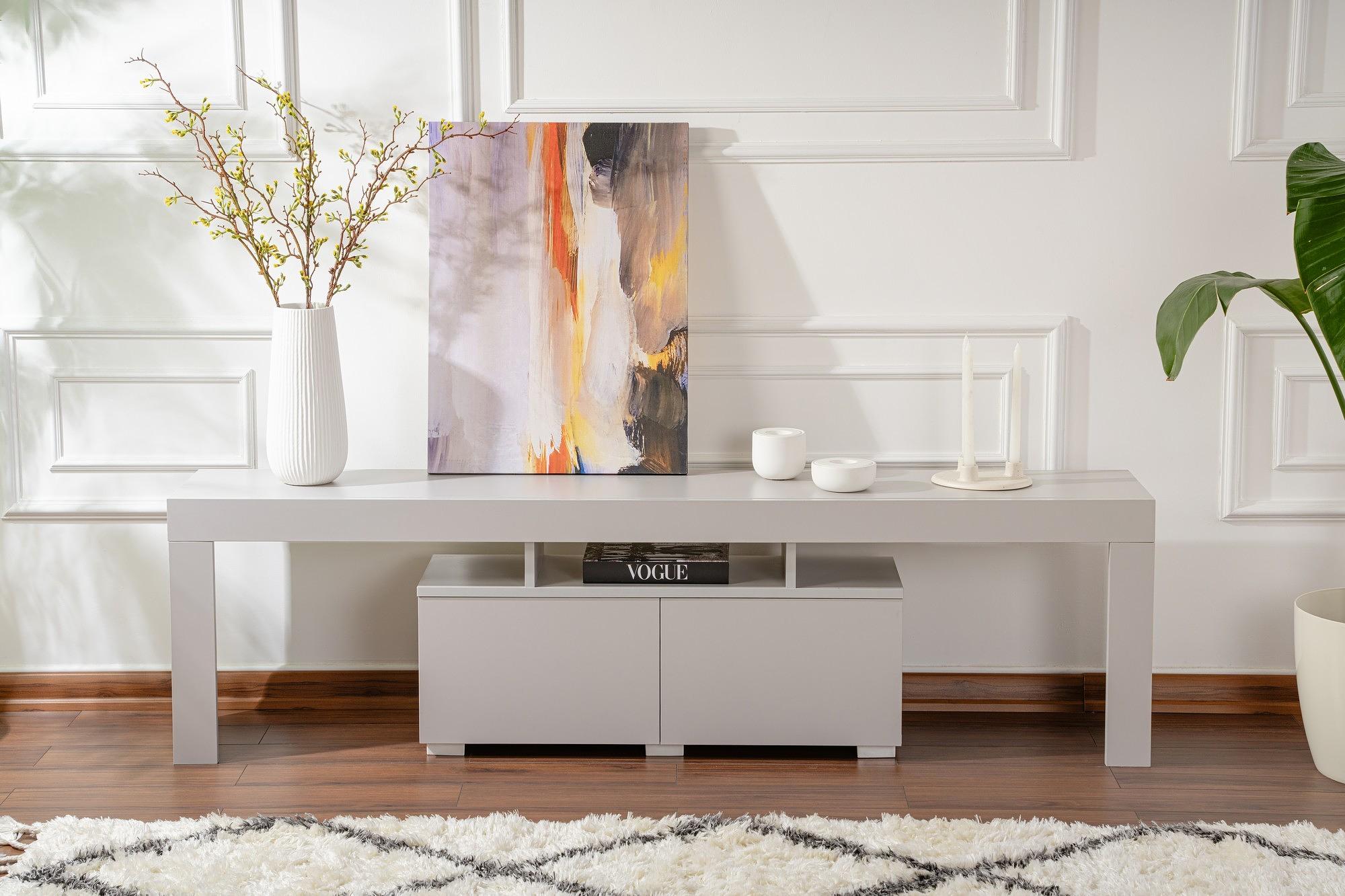 Enclave Lowboard Grigio chiaro 2