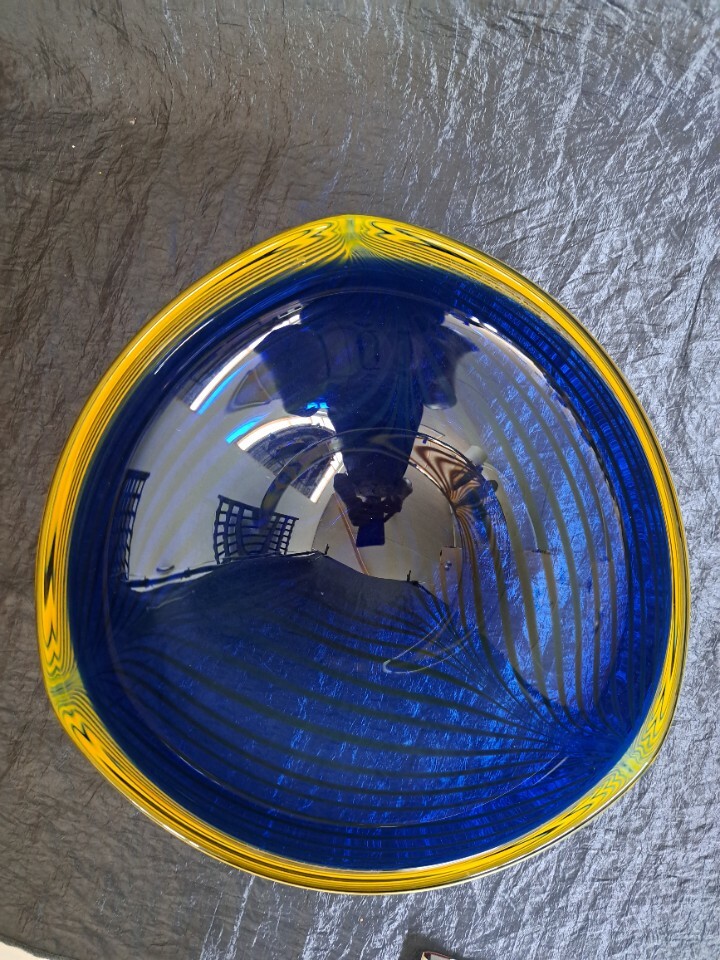 Glasschale Jaroslav Svoboda Bunt 4