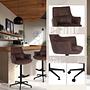 SOLAO LIFE HIGH Barstool Fabric Brown 1