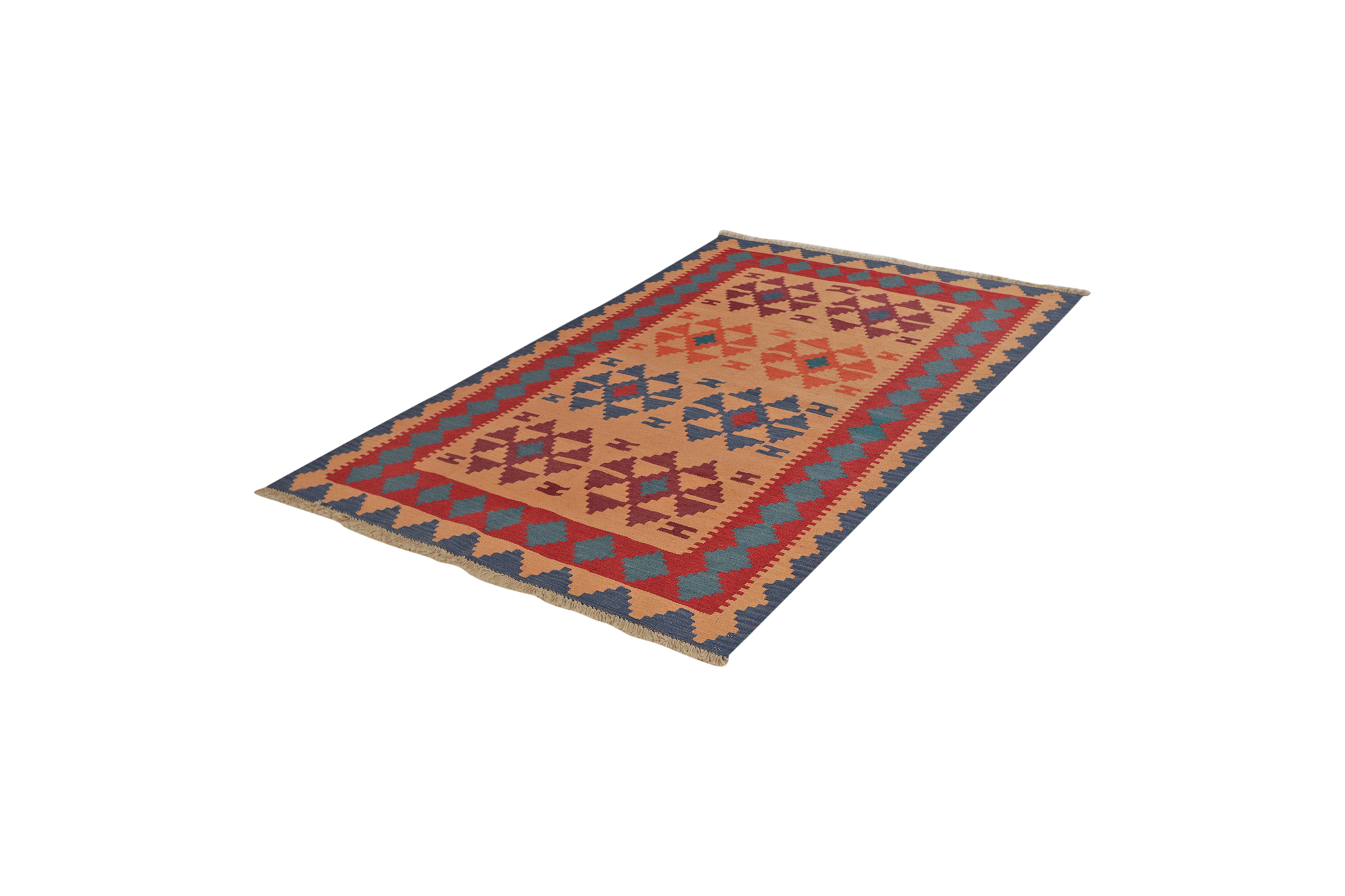 Kilim Gashgai Teppich Mehrfarbig 3