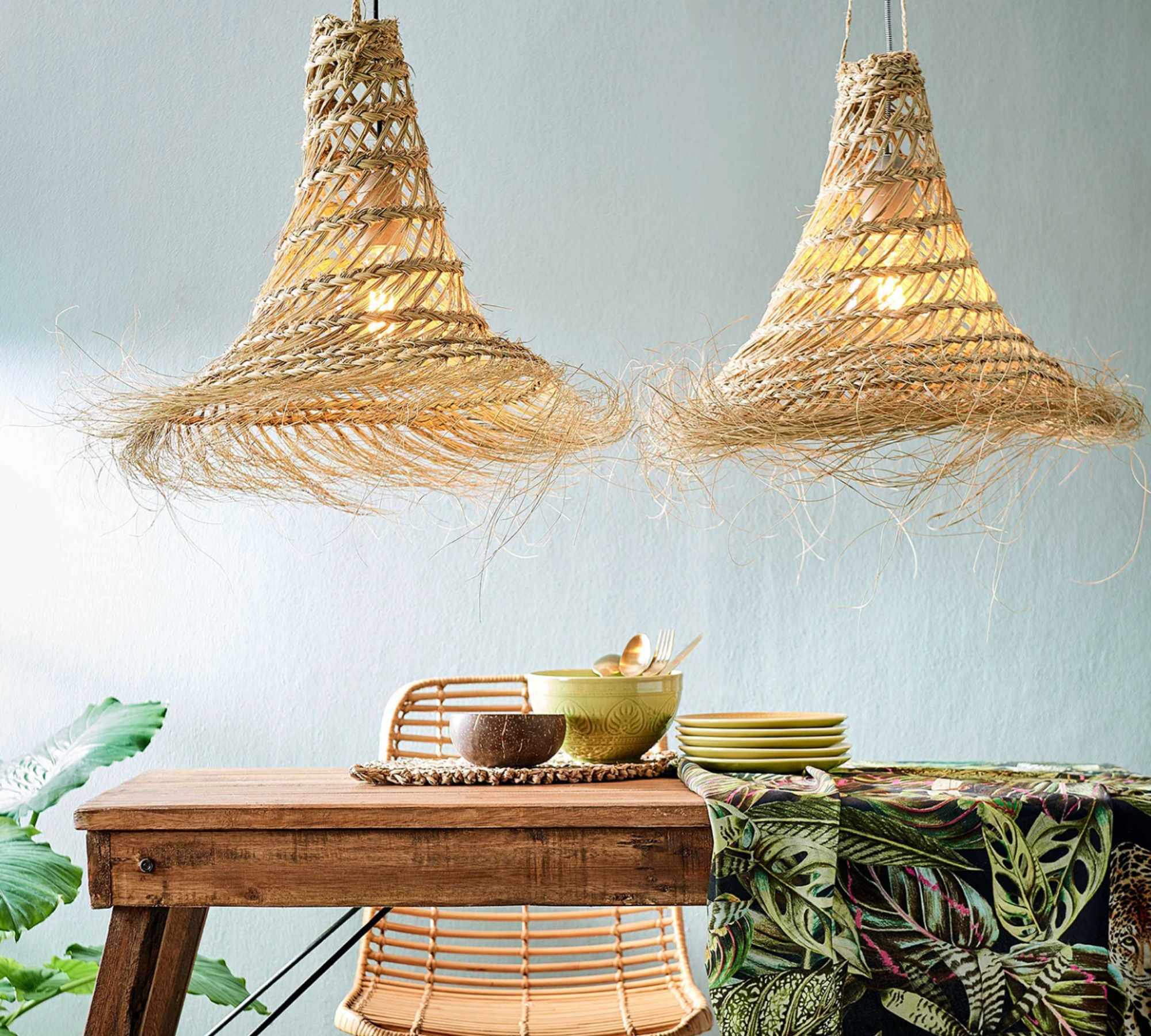 Lampenschirm Bomas Naturfaser 40 cm 6