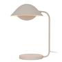 Freya Tischleuchte Aluminium Beige 1-flammig 0