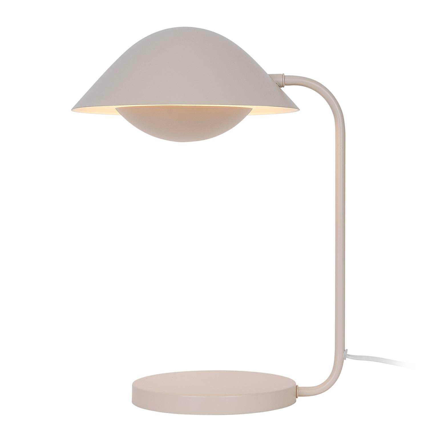 Freya Tischleuchte Aluminium Beige 1-flammig 0