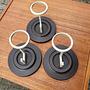 3x Haken Metall 2