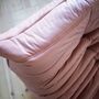 Togo armchair velvet pearl pink 5
