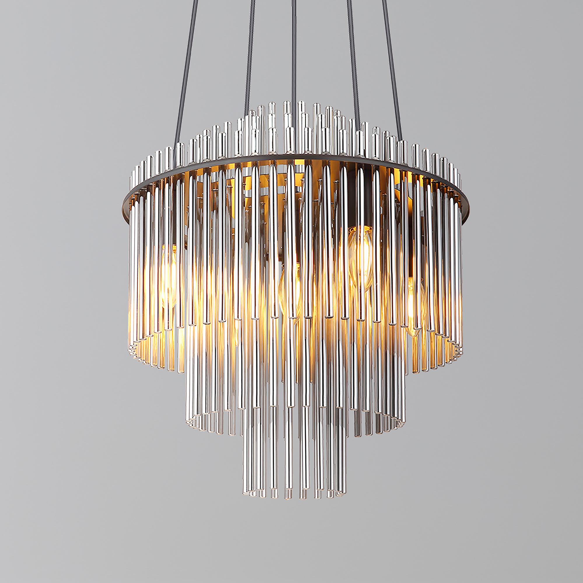 Pendelleuchte Gorley Typ G Rauchglas Eisen Schwarz 0