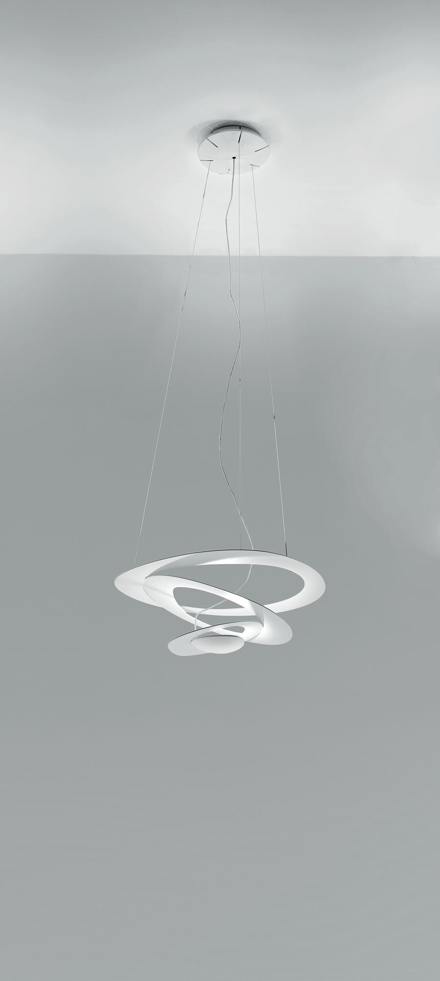 Pirce Micro Hängeleuchte Aluminium Weiß 1