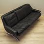 Sofa Leder Braun 1970er Jahre 5