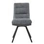 Etla Polsterstuhl 2er-Set Grau 1