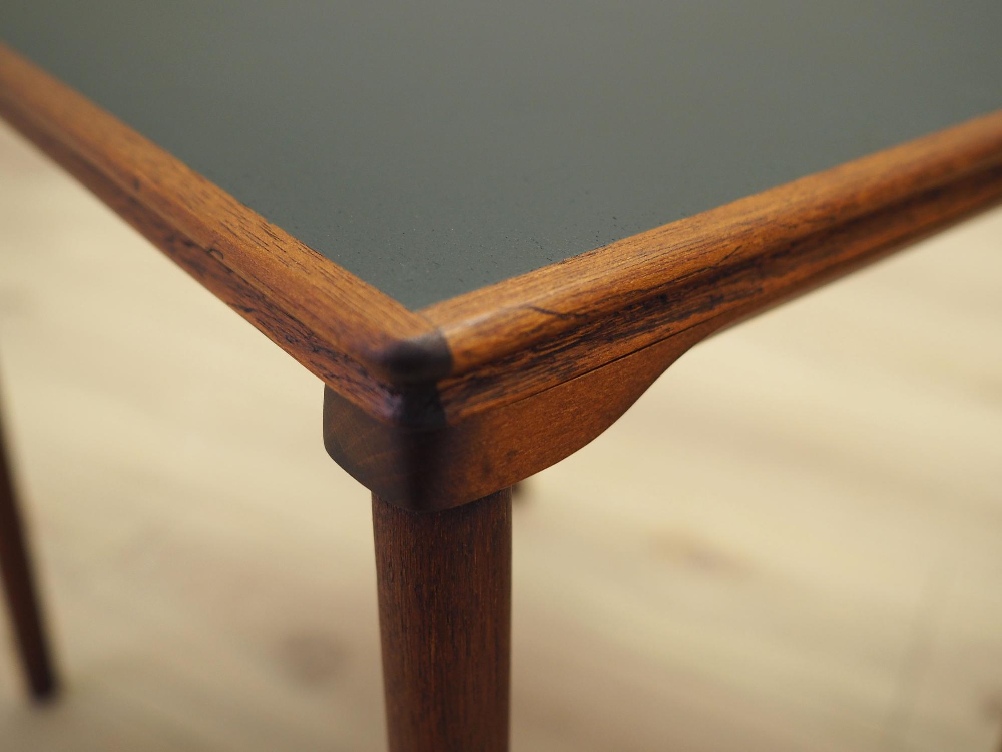 2x Side table Teak wood 1970s 6