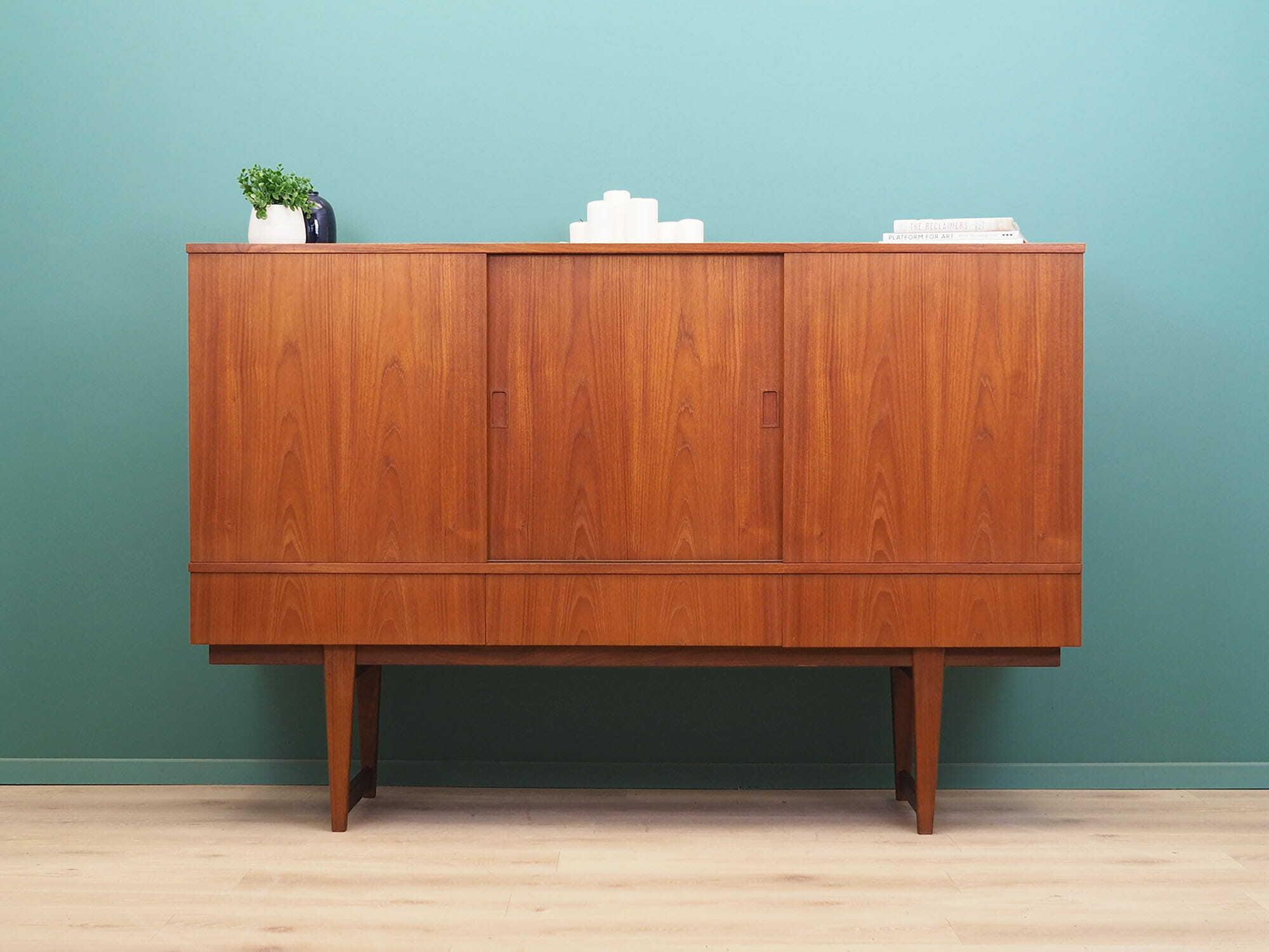 Vintage Sideboard Teak Brown 1960s 1