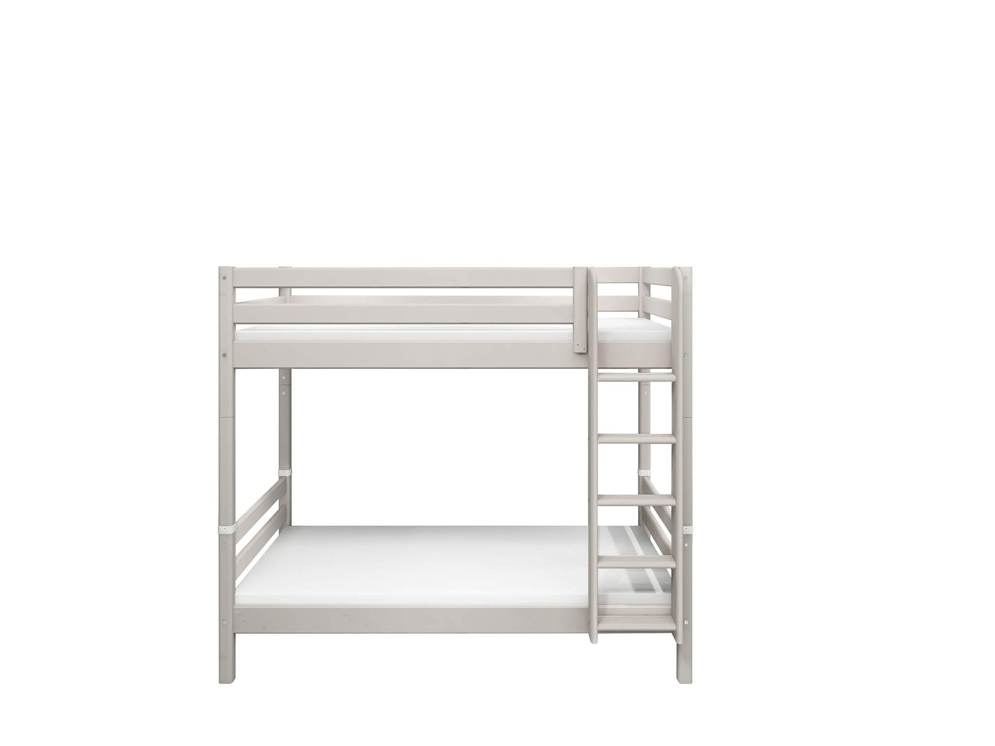 Etagenbett Leiter Holz Grau 5