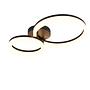 Scope LED ceiling light with 2 rings Acrylic glass Iron Black 2