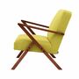 Retrostar 2er Sofa New Life Nussbaum Beizung Pistaziengrün 3