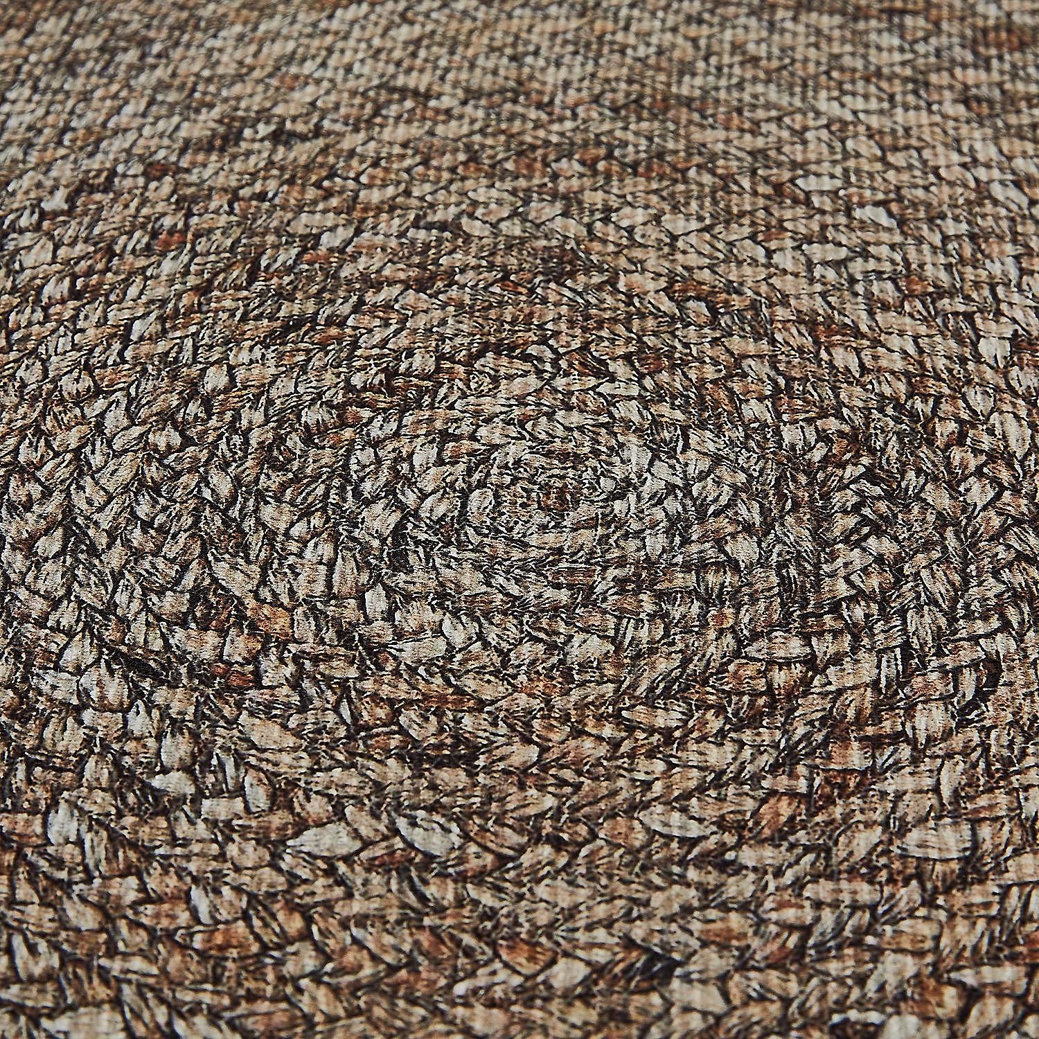 Kurzflorteppich Stampa Beige Ø 100cm 1