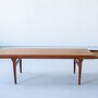 Vintage Johannes Andersen Couchtisch ausziehbar Teak Braun 2