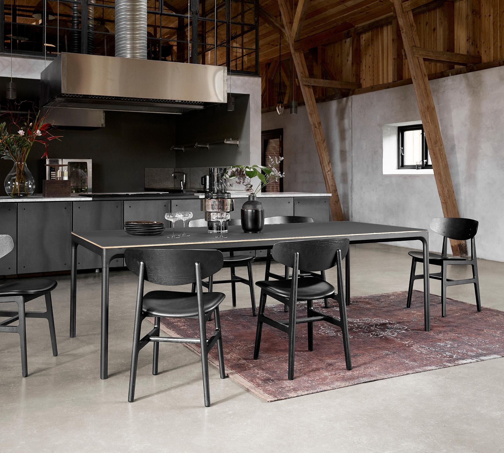 FOUR Tisch Aluminium Linoleumplatte 205 x 100 cm 0