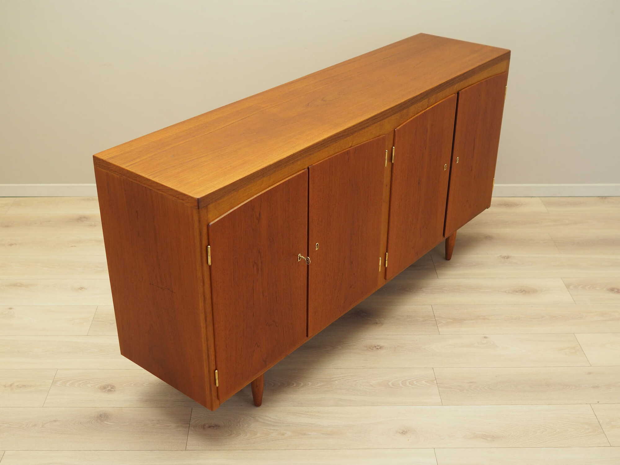 Vintage Sideboard Teakholz Braun 1960er Jahre 5