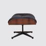 Eames Lounge Chair mit Ottoman Schwarz 8