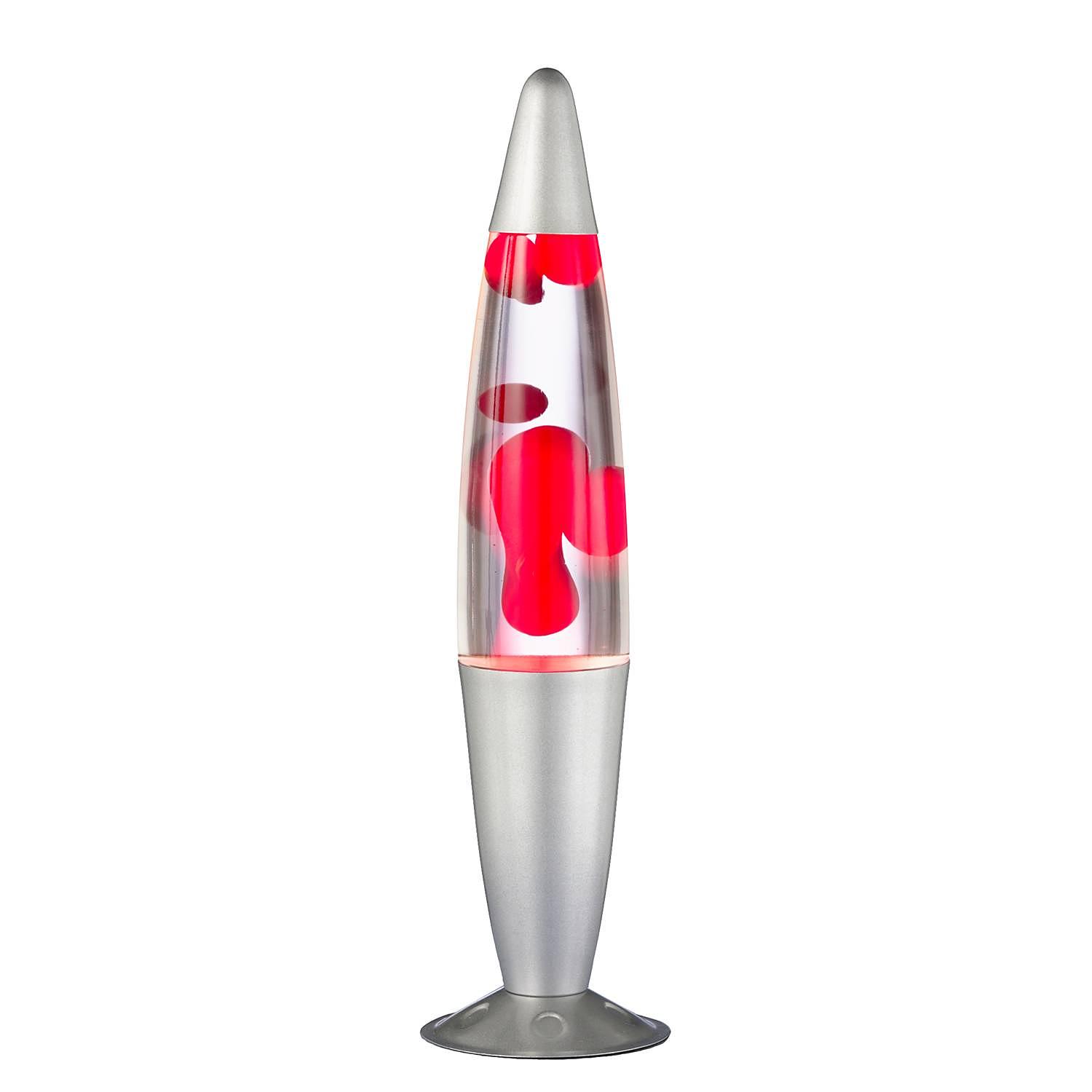 LED-Tischleuchte Lava I Klarglas Aluminium 0