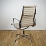 Aluminium Chair EA 112 Drehbar Hopsack Beige 2