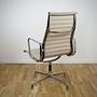 Aluminium Chair EA 112 Swivel Hopsack Beige 2