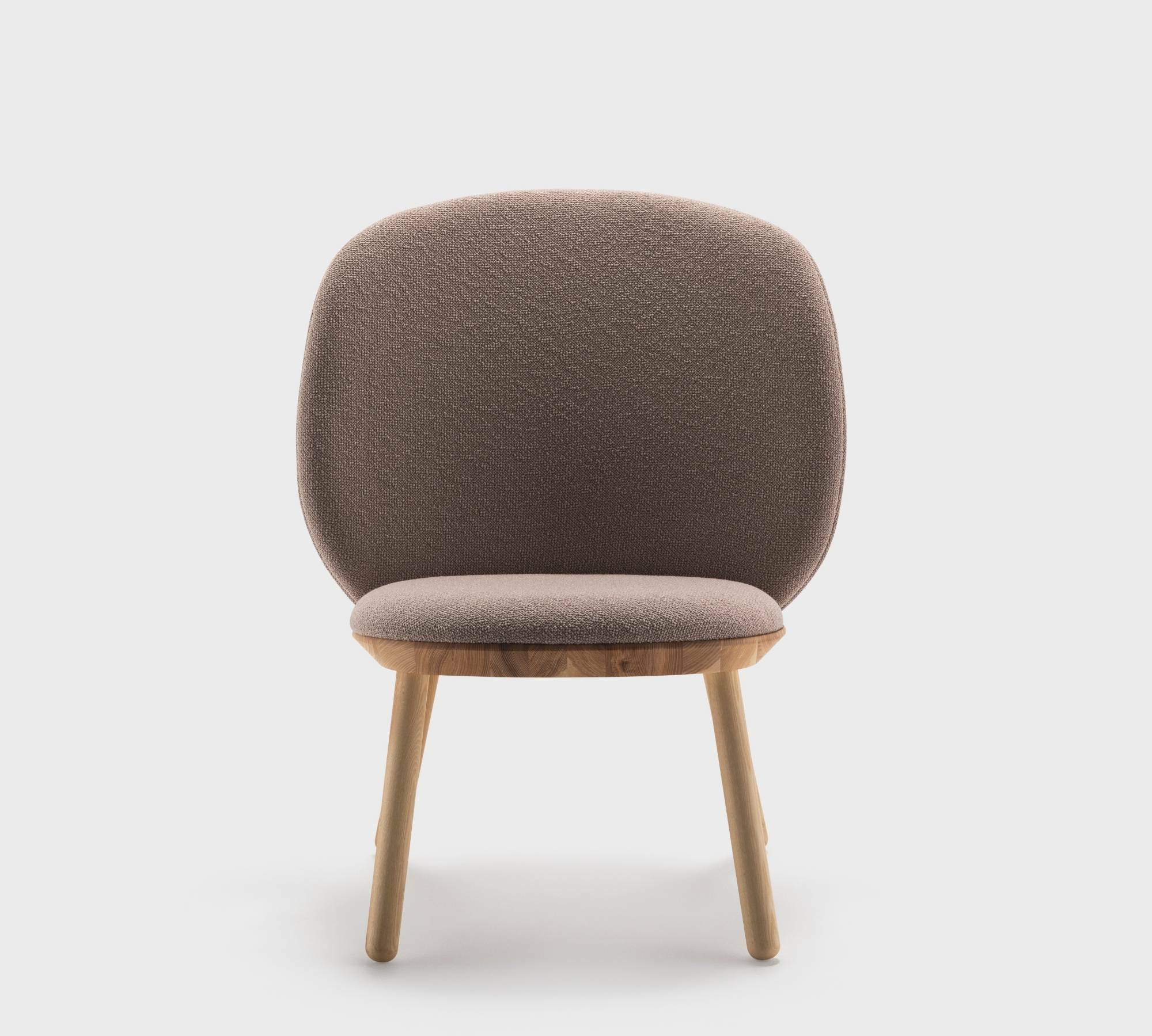 Naïve Armchair Ash wood Fabric Taupe 1