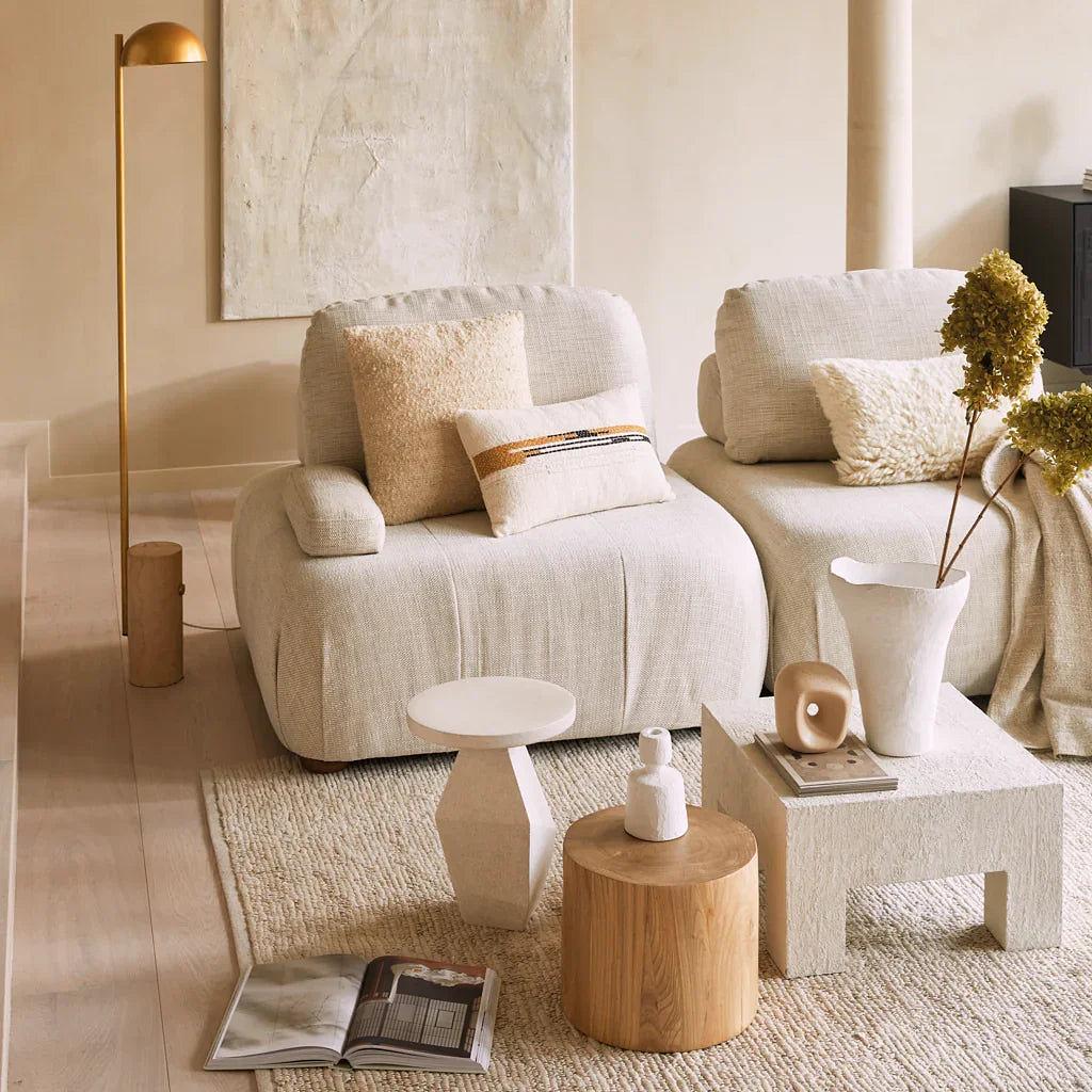 2x Fratelli Dekofigur Keramik Creme 1