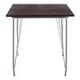 District Grey Metall und Elmholz Tisch
 3