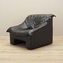 Armchair Leather Black 1960s 5