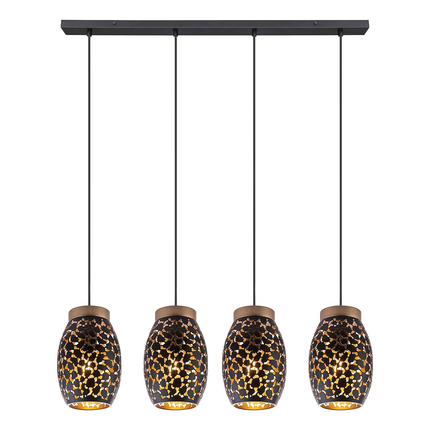 4-Flame pendant lamp Narri Iron 3