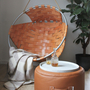 Decke Baumwolle Wolle Beige Gemustert 2