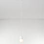 Zero Type A Pendant Light Aluminium Opal Glass White 4