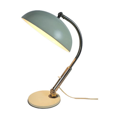 Tischlampe Model P-144 Hala Zeist H. Th. Busquet Creme 0