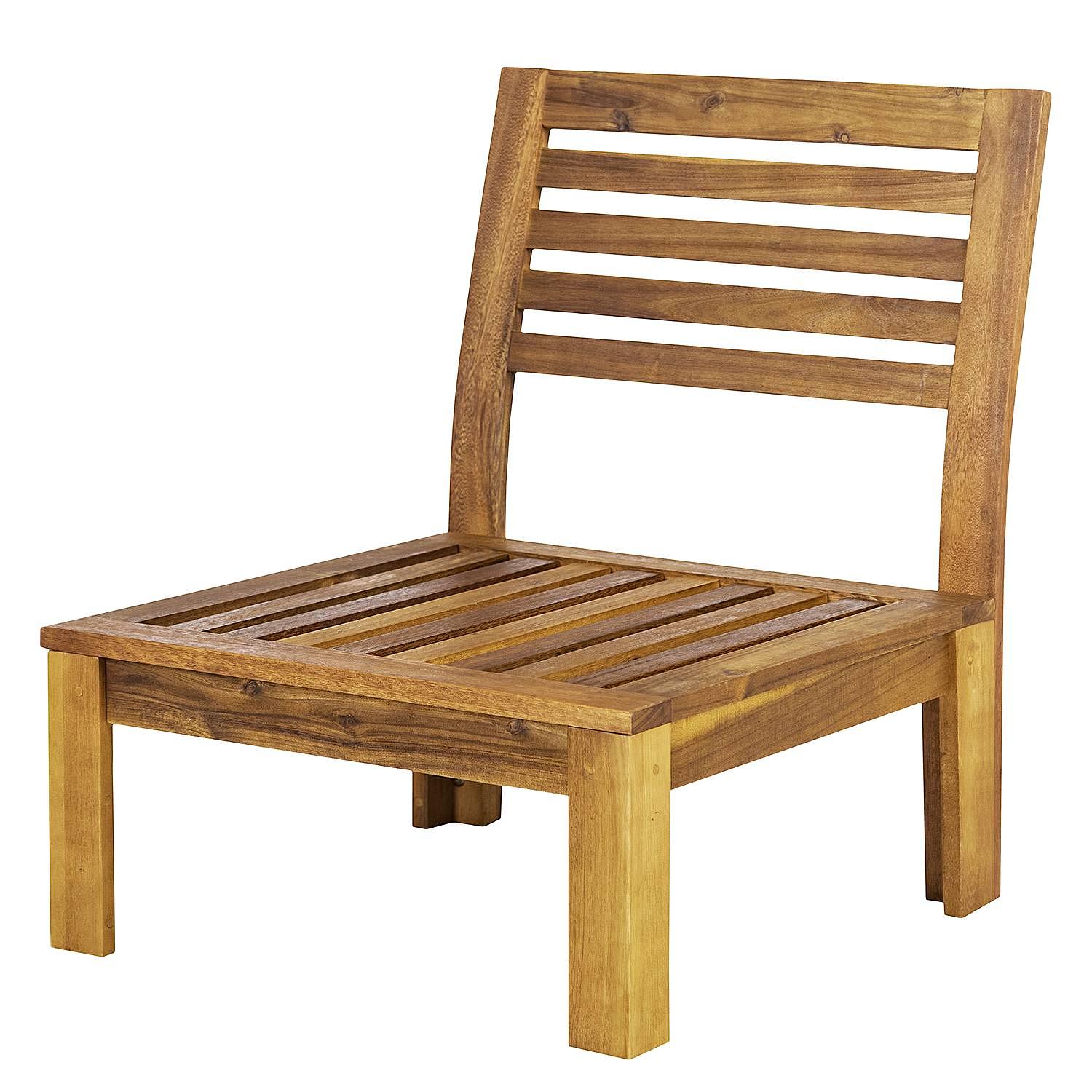 Lounge Chair Lexi Solid Acacia Anthracite 4