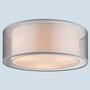 Ceiling light Theo Blended fabric / Acrylic glass 3-light 0
