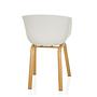 Dining chair / Shell chair OSLO W plastic white hjh Wohnen 8