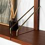 Regalwand Teakholz 1960er Jahre 8