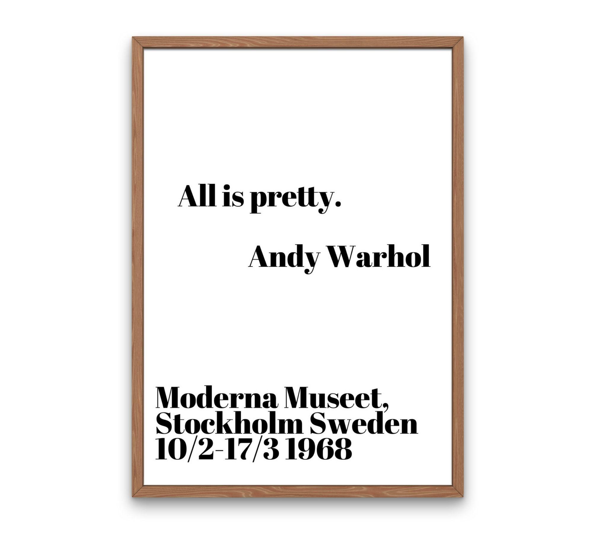 All is pretty - Andy Warhol 70 x 100 cm 3