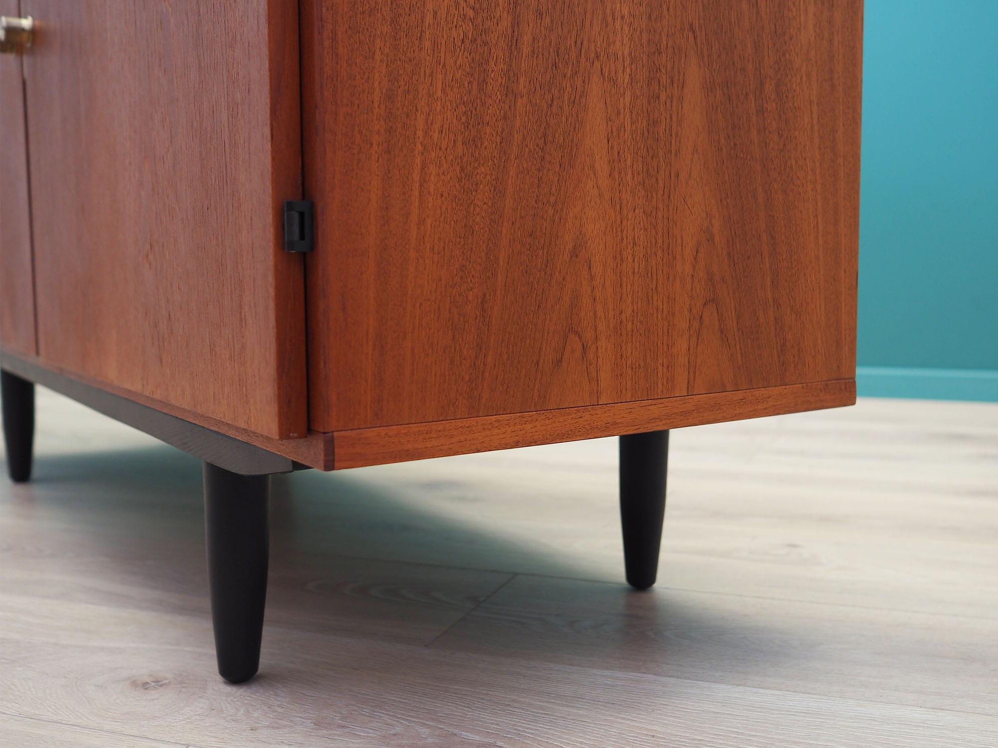 Vintage Schrank Teakholz Braun 1970er Jahre 13