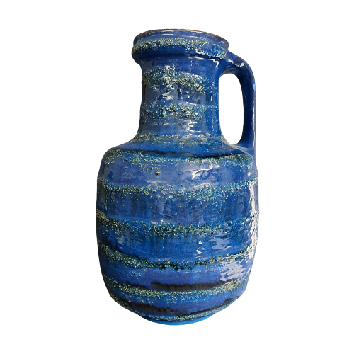 Vintage Vase Ceramic Blue 0