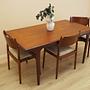 Teak Table Brown 1970s 4
